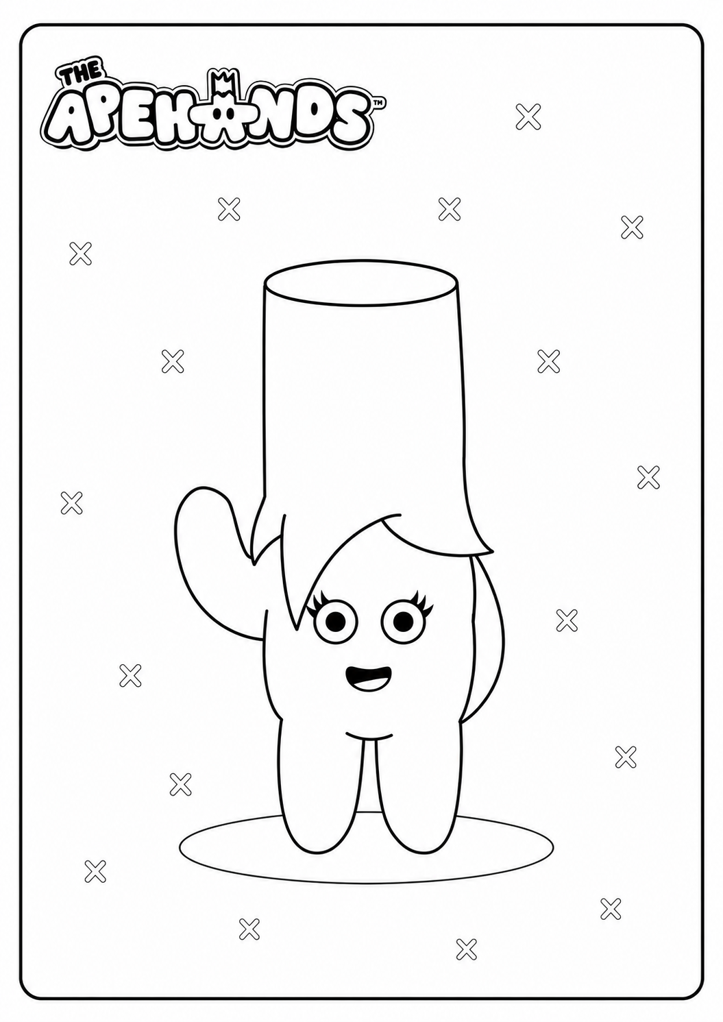 Mum Handerson colouring page
